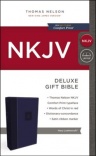 NKJV Deluxe Gift Bible, Blue